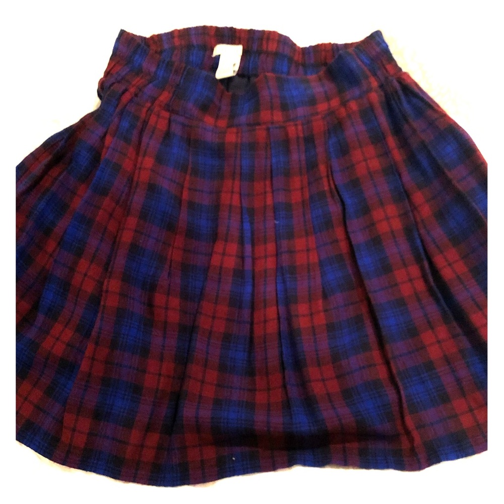 Forever 21 plaid mini skirt size M